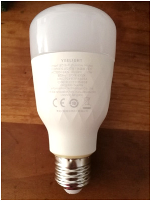 Test ampoule Xiaomi Yeelight A60