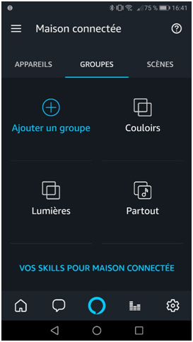 Tutoriel partie 4 sur les groupes d'ampoules sur l'application Alexa 2