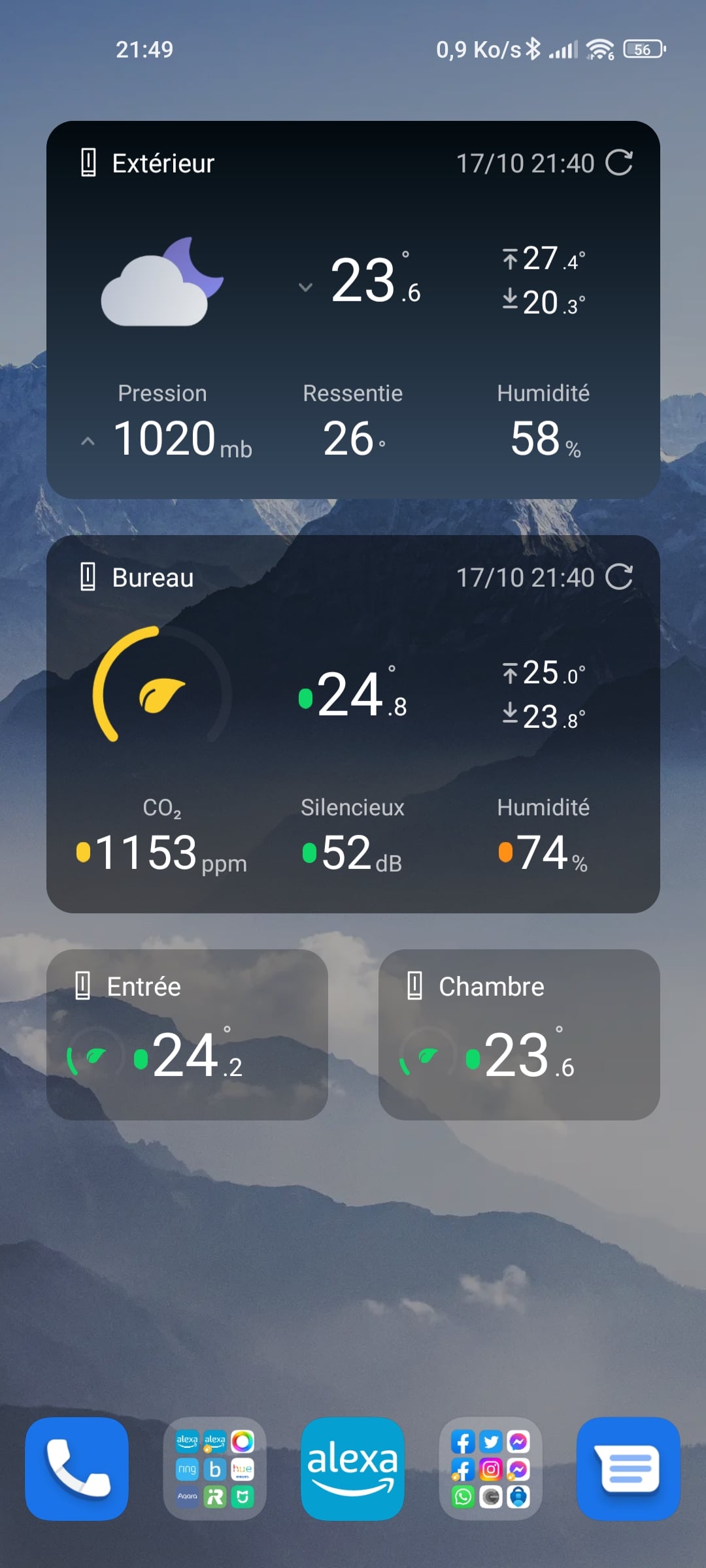 Netatmo Station Météo Intérieur Extérieur Connectée Wifi, Capteur Sans fil,  Thermomètre, Hygromètre, Baromètre, Sonomètre, Qualité de l'air -  Compatible  Alexa, Apple Homekit et Google Home : : Jardin