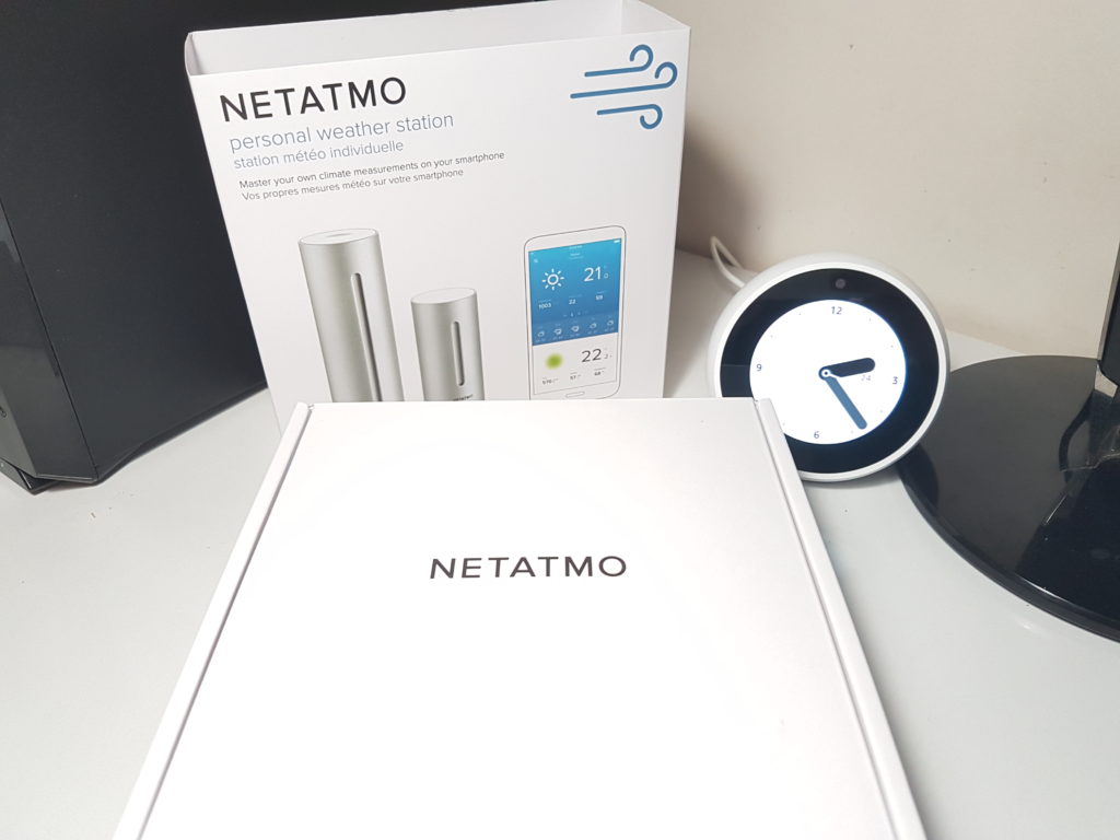 test et avis de la station météo Netatmo avec Amazon Alexa