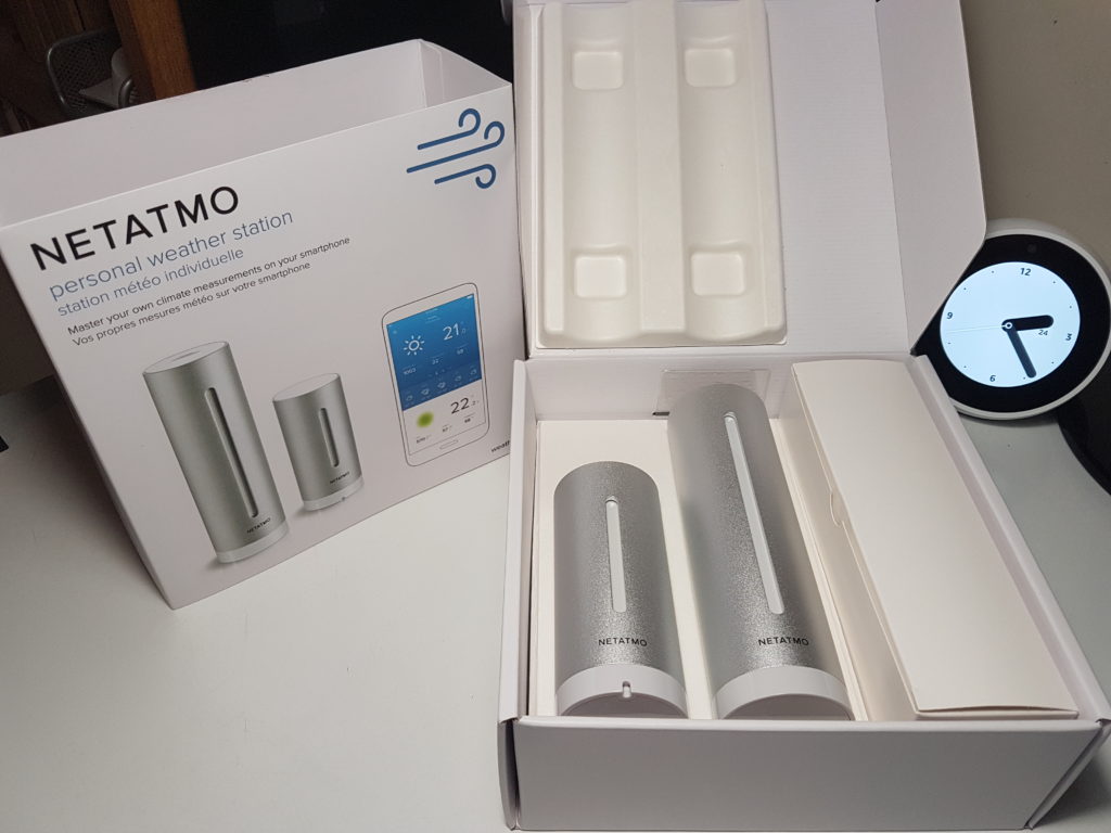 test et avis de la station météo Netatmo avec Amazon Alexa