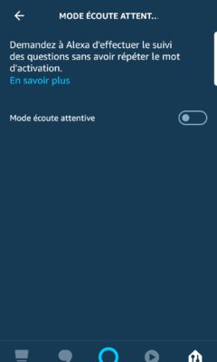 Mode écoute attentive Amazon Alexa 3