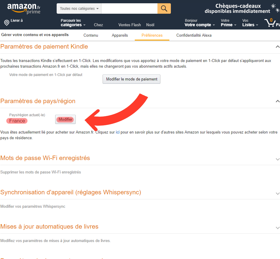 Modifier le pays sur Alexa et Amazon Echo pour vos skills partie 3