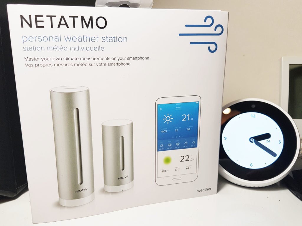 Unboxing de la station Netatmo et test avec Amazon Alexa