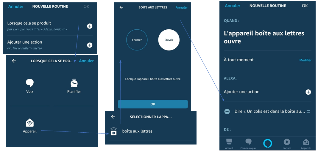 Tuto pour creer une routine avec Amazon Alexa sur Amazon Echo