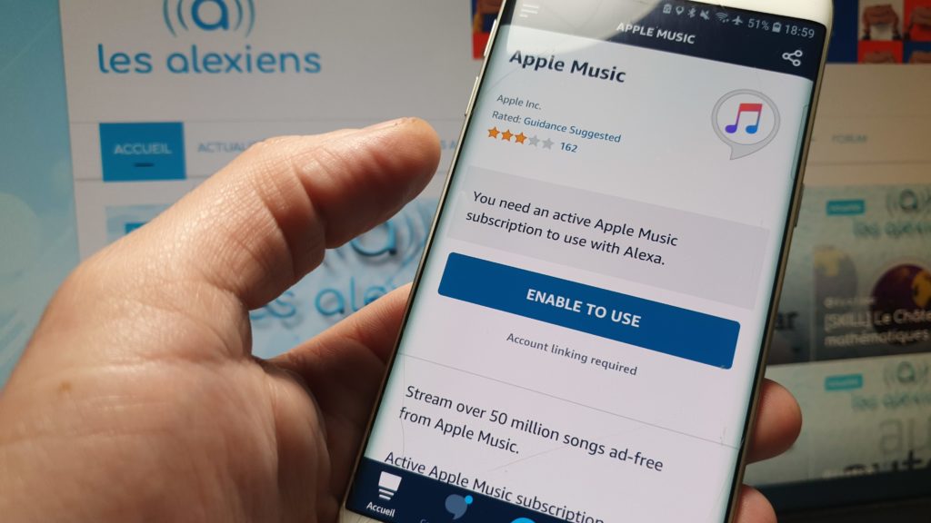 La skill Applue Music bientôt en France sur Echo Alexa d'Amazon
