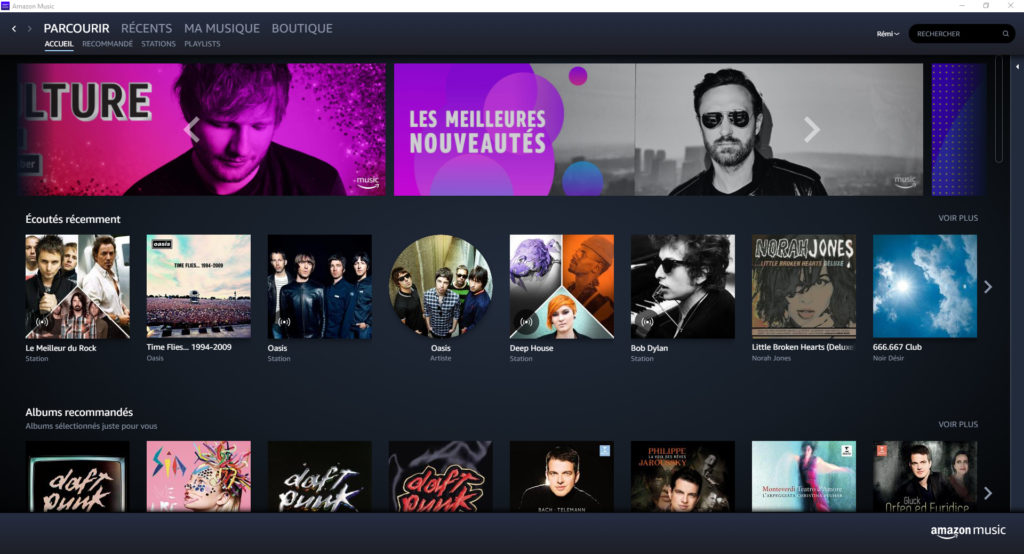 Application Amazon Music Windows 10