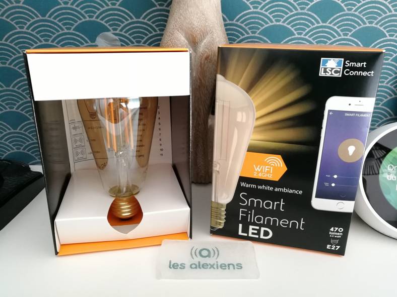 Ampoule intelligente LED à filament LSC Smart Connect