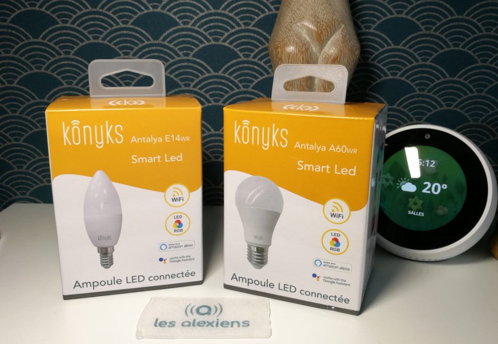 Konyks Antalya : test avis et prix des ampoules connectées E14 et A60