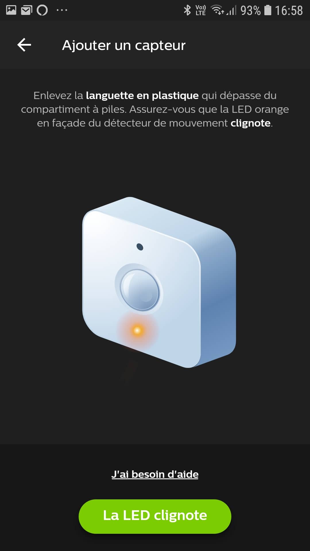 Détecteur de mouvement Philips Hue intérieur, capteur de lumière du jour,  contrôlable via app, Alexa (Echo, Echo Dot) –