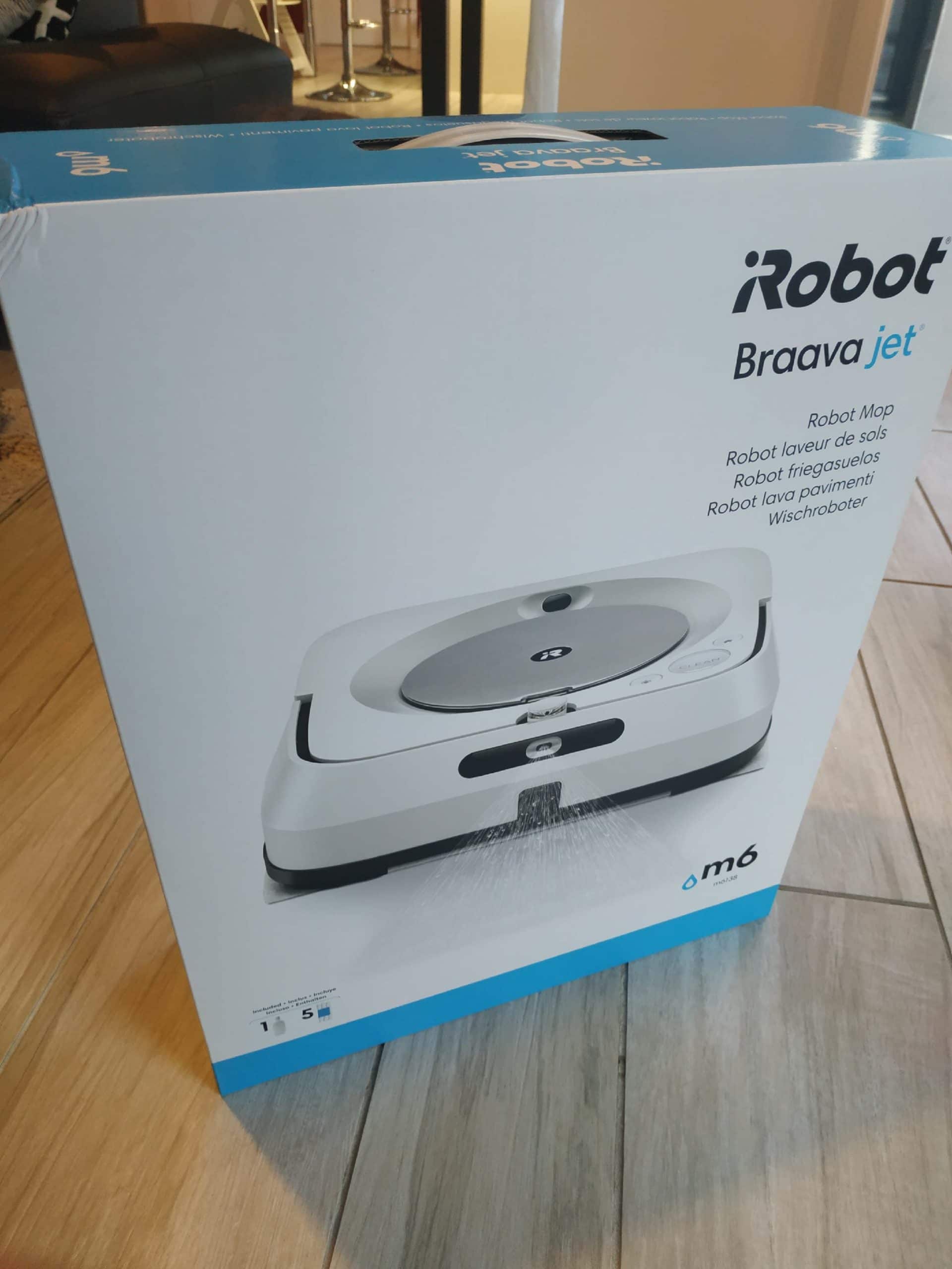 Robot laveur Braava Jet m6 d'Irobot, le test ! - Le blog de Maman Plume