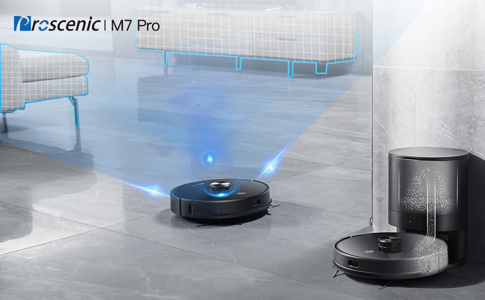 Test Proscenic M7 Pro : un aspirateur robot surprenant ! – Les Alexiens