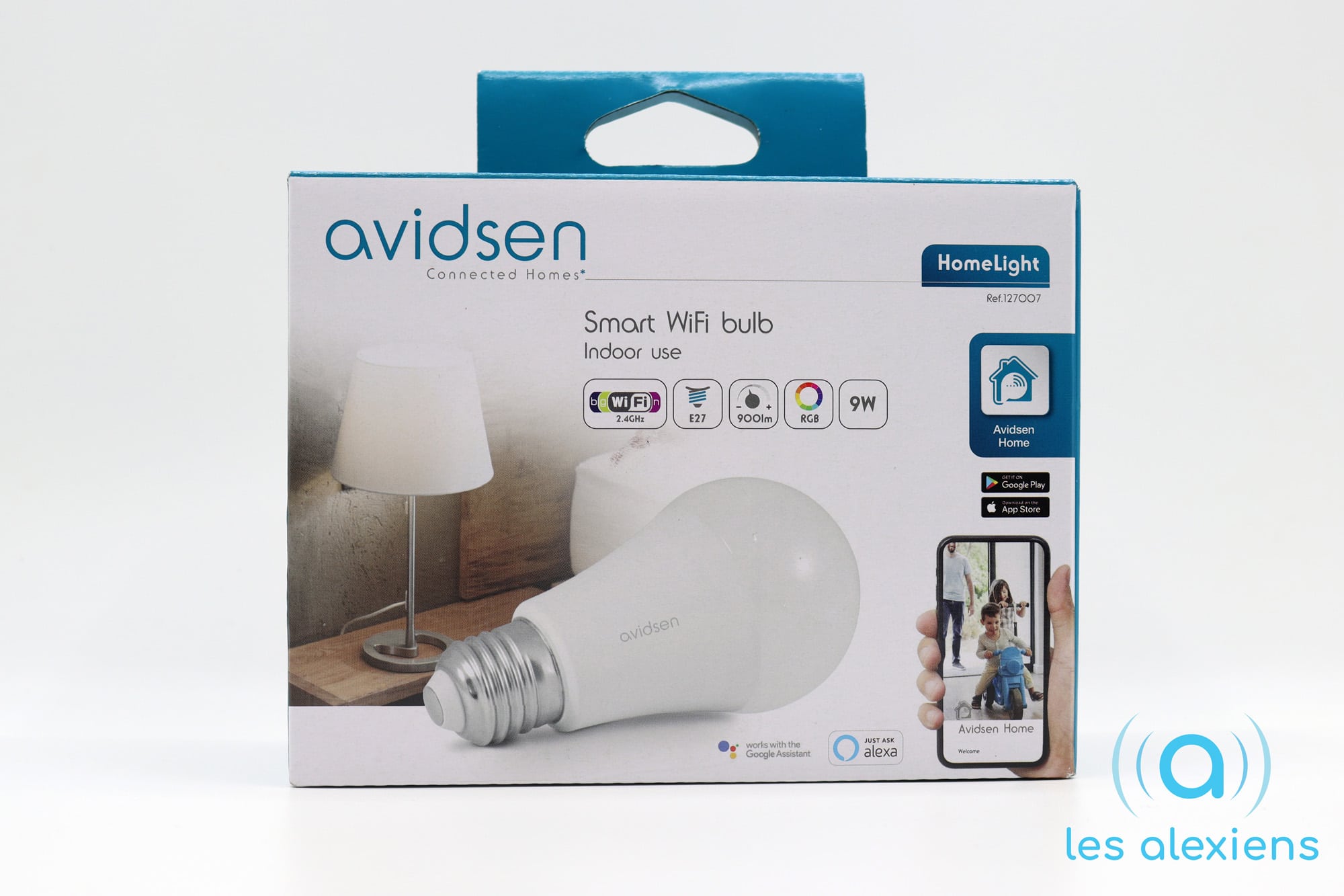 HomeLight Ampoule led connectée Avidsen Home culot E27 : variation