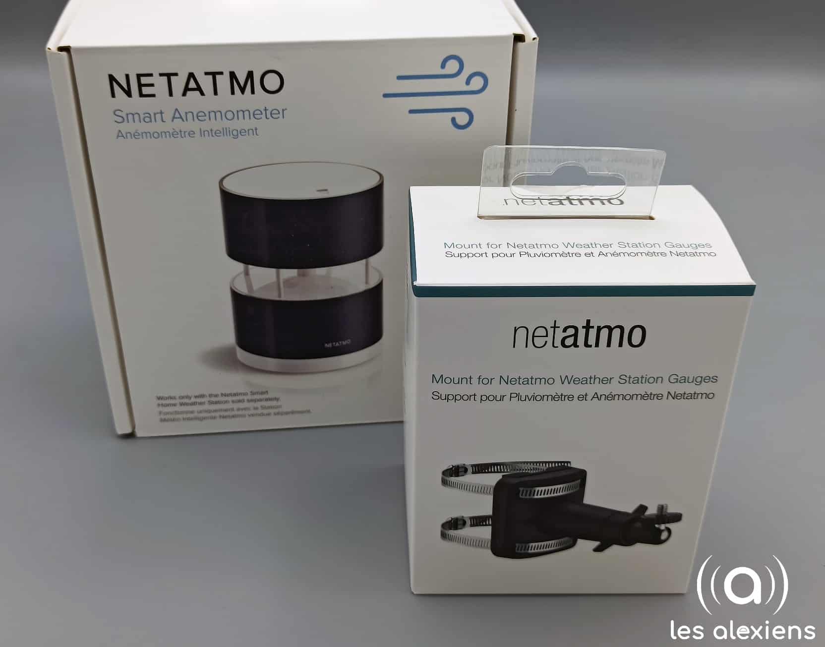 NETATMO Support pour Pluviomètre et Anémomètre Netatmo