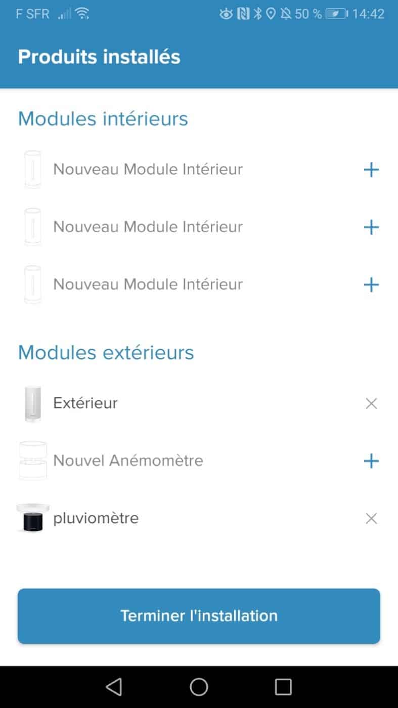 Capteur extérieur NETATMO NWA01-WW Anémomètre Intélligent Pas Cher