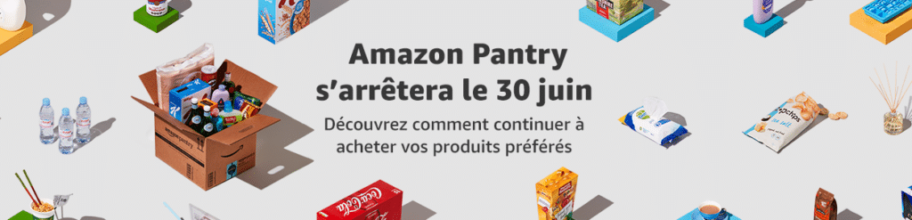 Amazon Pantry ferme ses portes