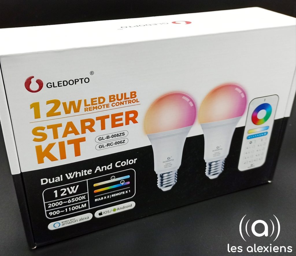 Starter Kit Gledopto ampoules connectées ZigBee E27