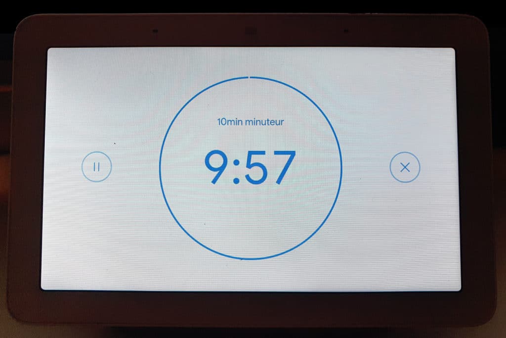 Comment mettre un minuteur Google Home Assistant?