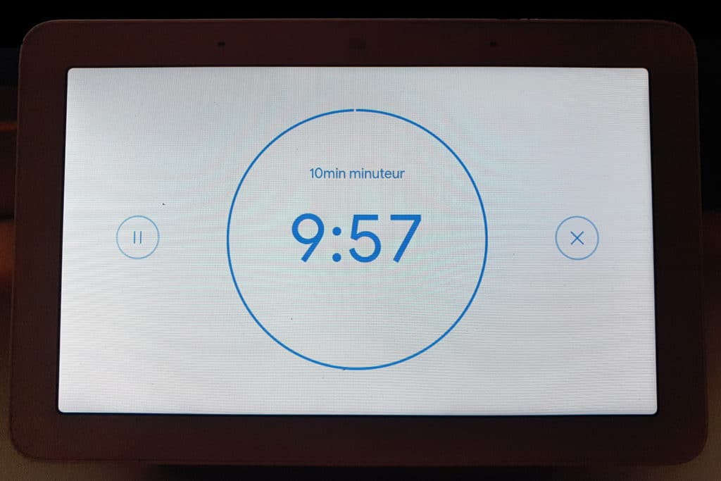 Comment mettre un minuteur Google Home Assistant?