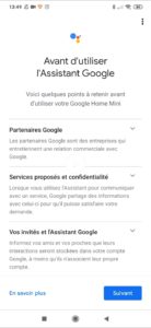 Confidentialité Google Assistant