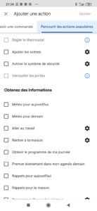 Créer des routines Google Home Assistant