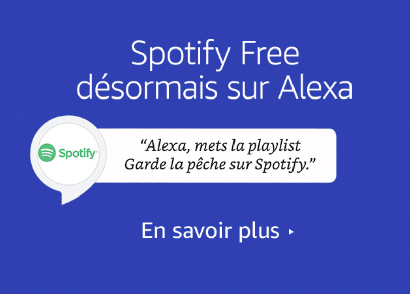 Spotify Free : maintenant disponible sur Alexa Echo en France