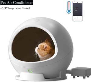 Niche pour petit chien ou chat climatisée