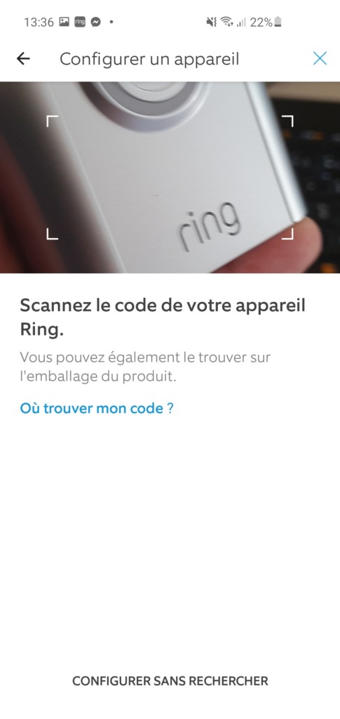 Scannez le QR Code