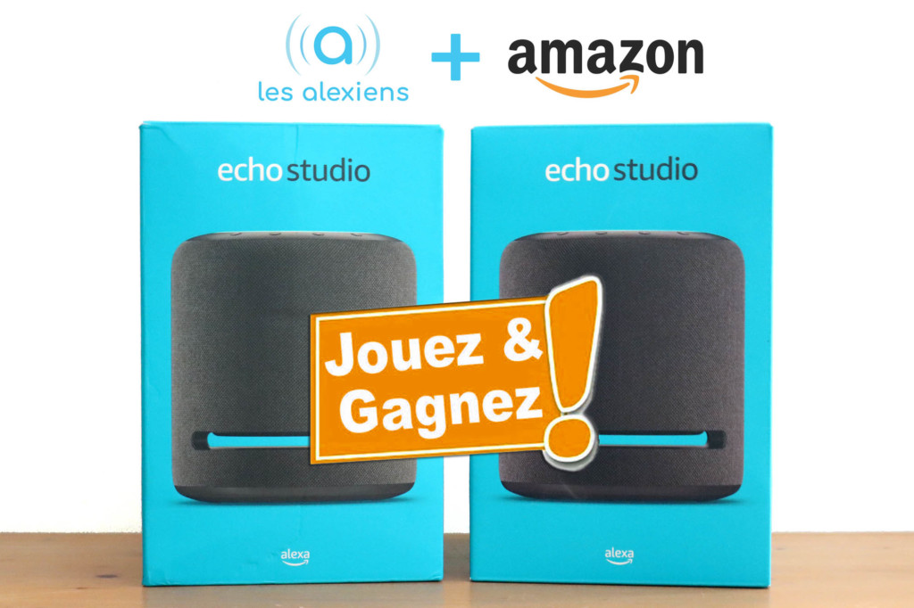 Concours : gagnez deux enceintes Echo Studio avec Alexa !