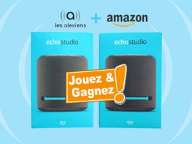 Concours : gagnez deux Echo Studio avec Amazon et Les Alexiens !