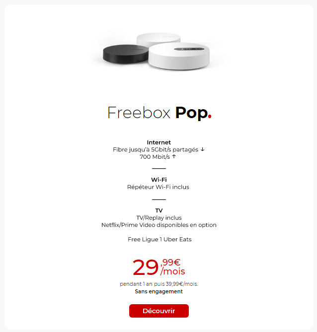 Freebox Pop : les détails de l'offre