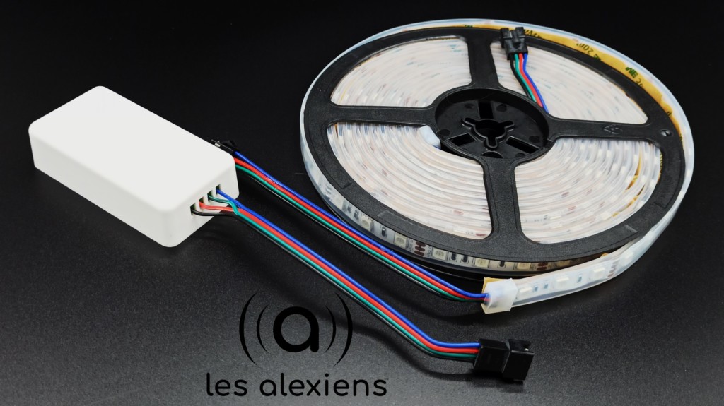 Test ruban LED + contrôleur ZigBee Zemismart