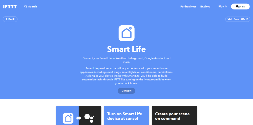 Smart Life et IFTTT à nouveau compatible