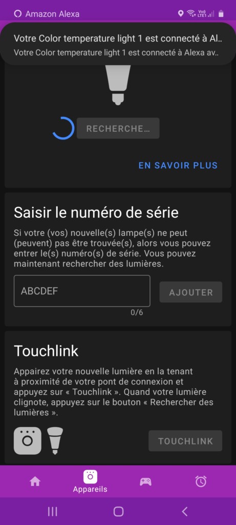 Entrez le numéro de série de l'ampoule IKEA TRADFRI pour l'utiliser sur le pont Philips Hue