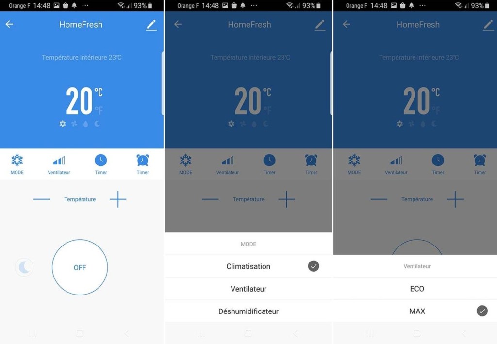 Application Avidsen HomeFresh : un climatiseur connecté compatible Tuya / Smart Life