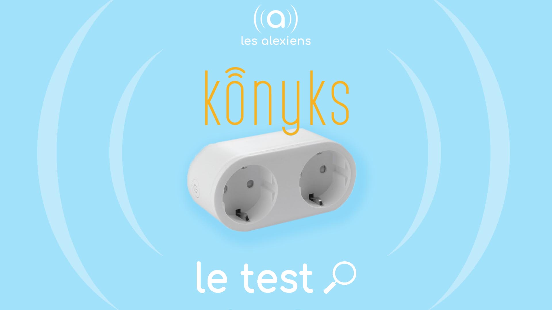 Konyks Priska EU – WiFi 16A, compatible with Alexa and Google Home, easy automation with the app