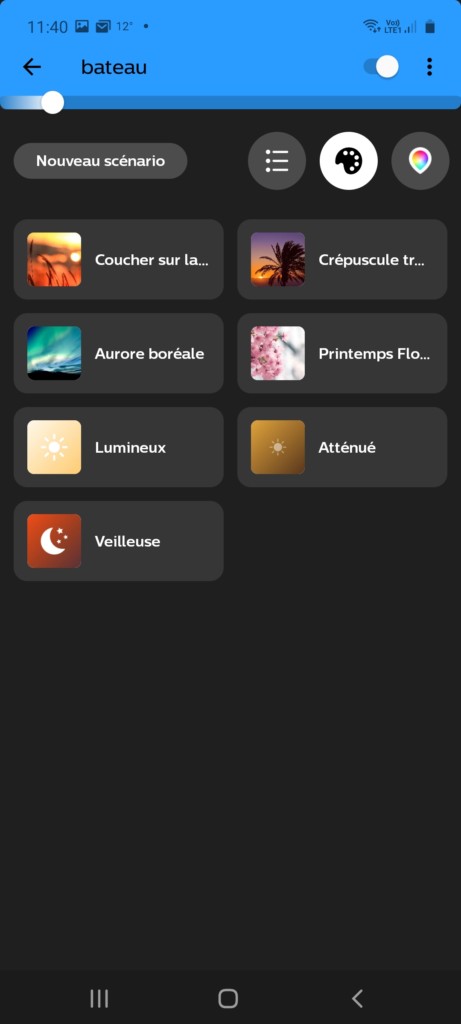 Application Philips Hue et IKEA TRÅDFRI LED E14