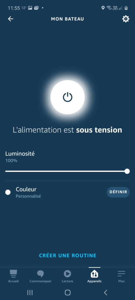 IKEA TRÅDFRI LED E14 dans l'application Alexa