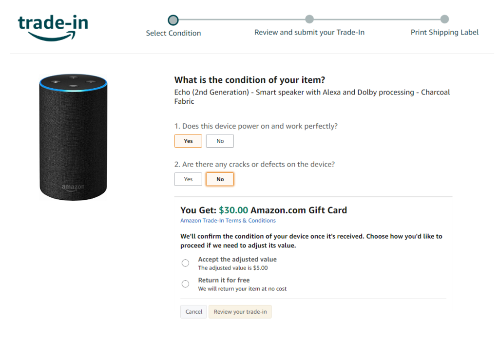 Reprise Amazon Echo 2 contre Echo 4