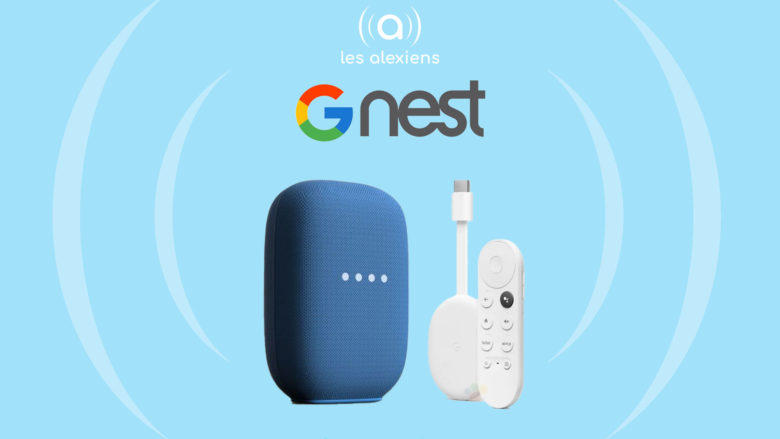 Nouvelles images de l'enceinte Nest Audio et du Chromecast avec Google TV
