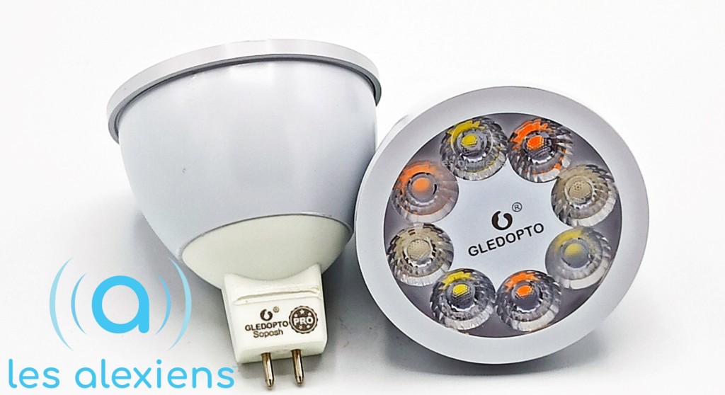 GLEDOPTO MR16 : des ampoules spot GU5.3 connectées en ZigBee / RF