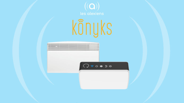 Konyks présente un thermostat connecté pour radiateurs électriques compatible Alexa Echo et Google Assistant