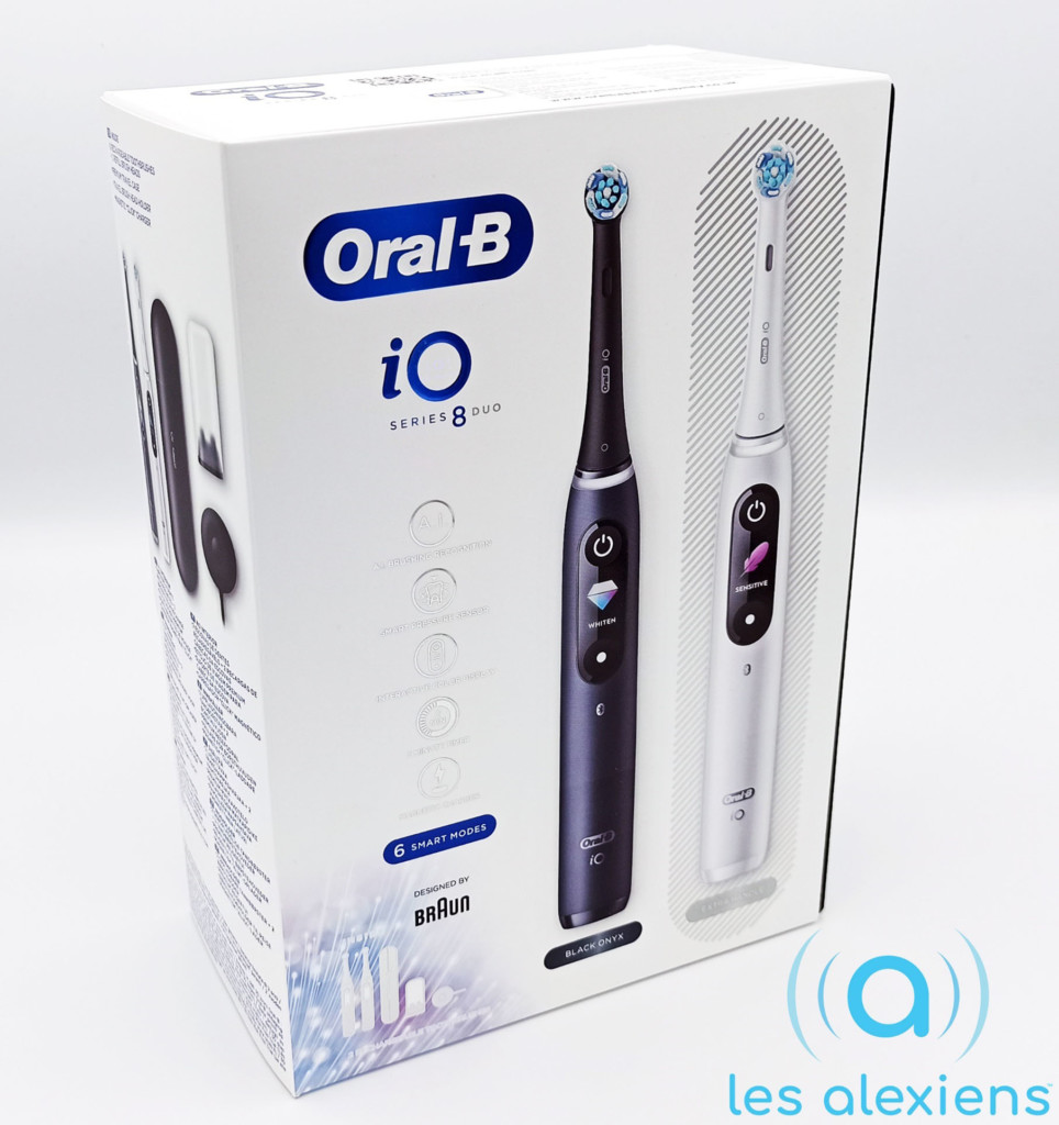Le packaging de la brosse à dents Oral-B iO Series 8