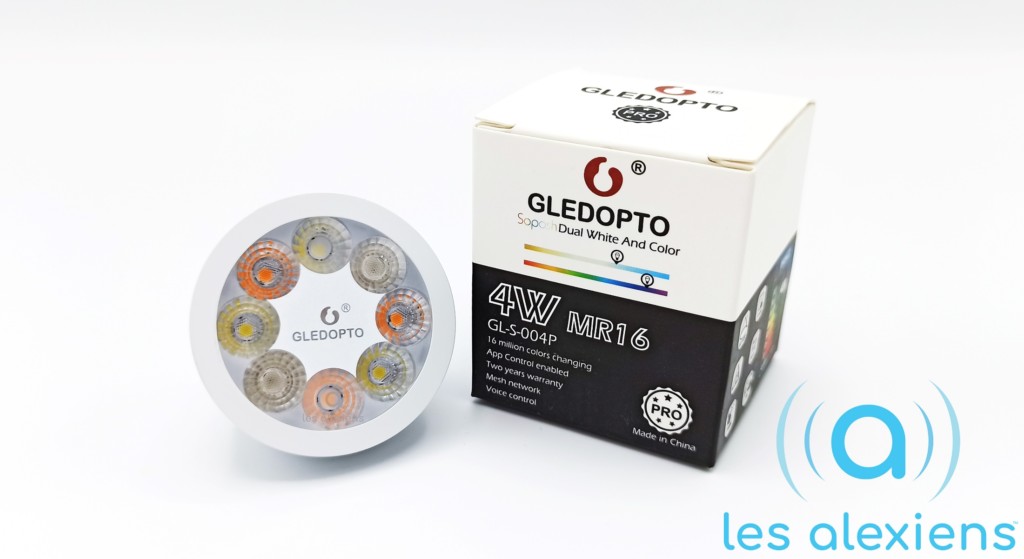 GLEDOPTO MR16 : un Spot ZigBee GU5.3