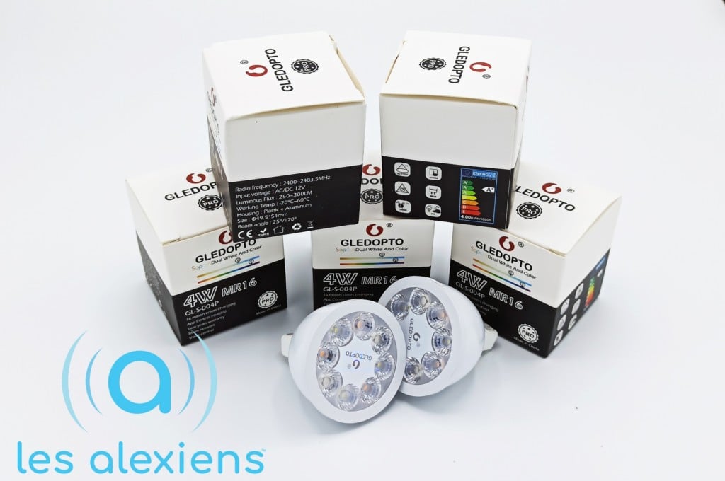 Test des ampoules GLEDOPTO MR16 : des spots GU5.3 en ZigBee