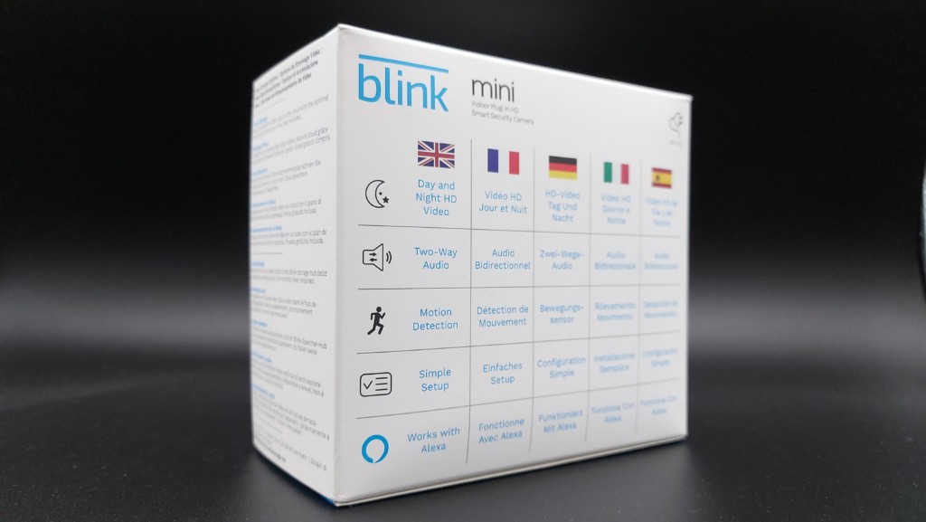 Le packaging Blink Mini