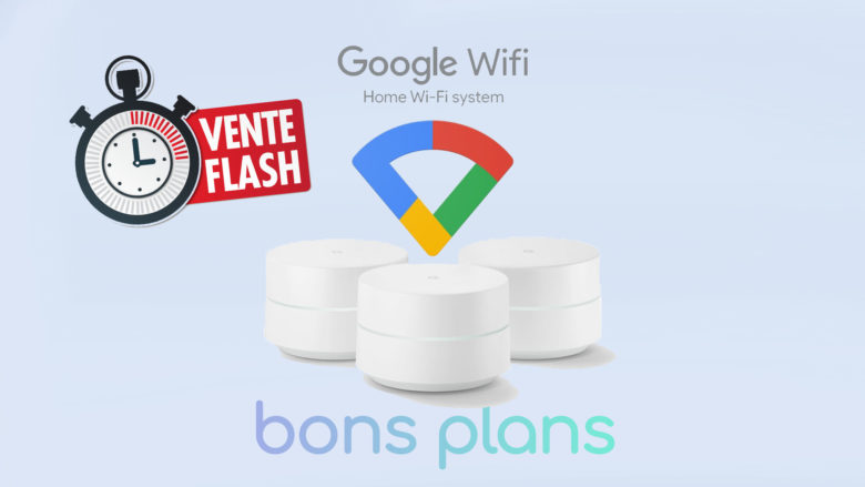 Vente flash sur Google Wifi : le pack de 2 en promo