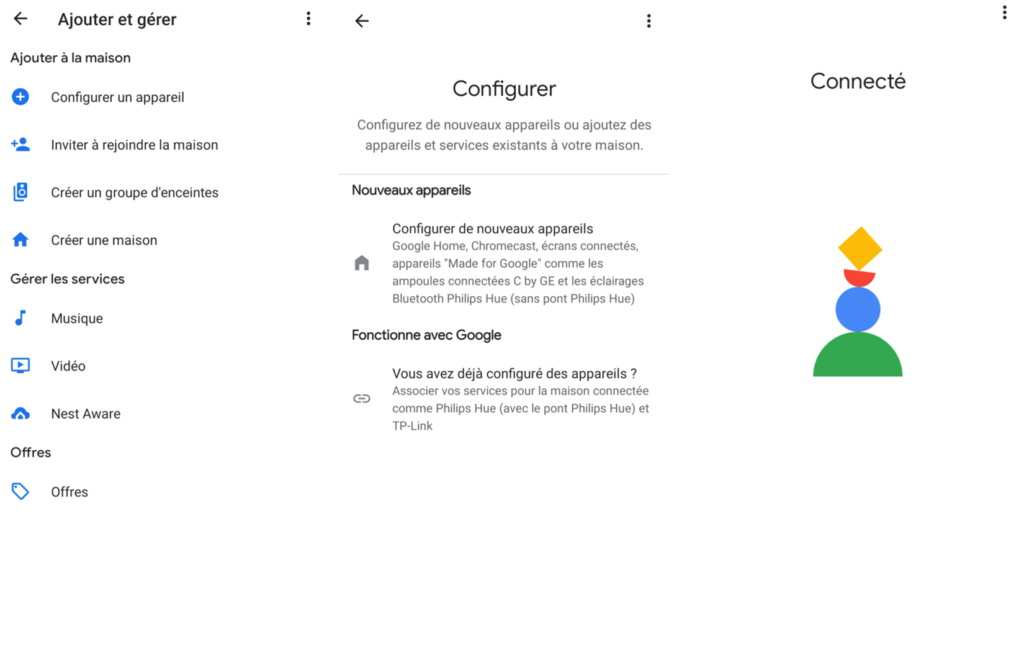 Installation Nest Audio sur l'application Google Home