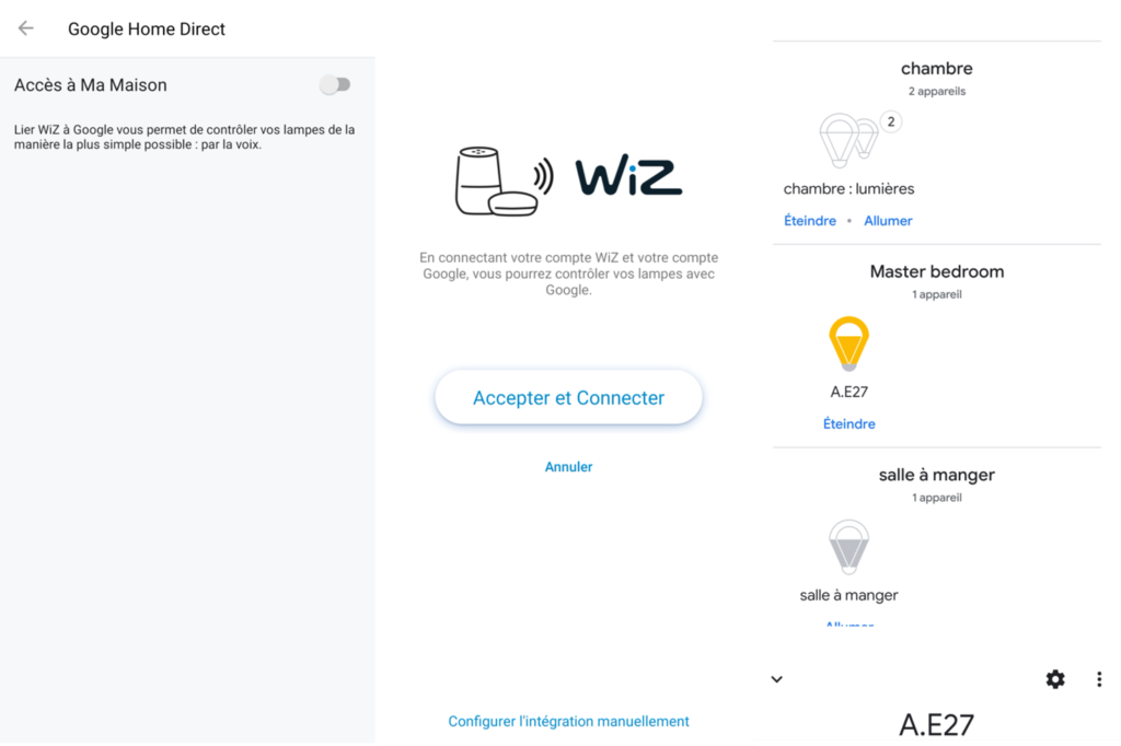 WiZ Colors : utilisation avec l'Assistant Google Home