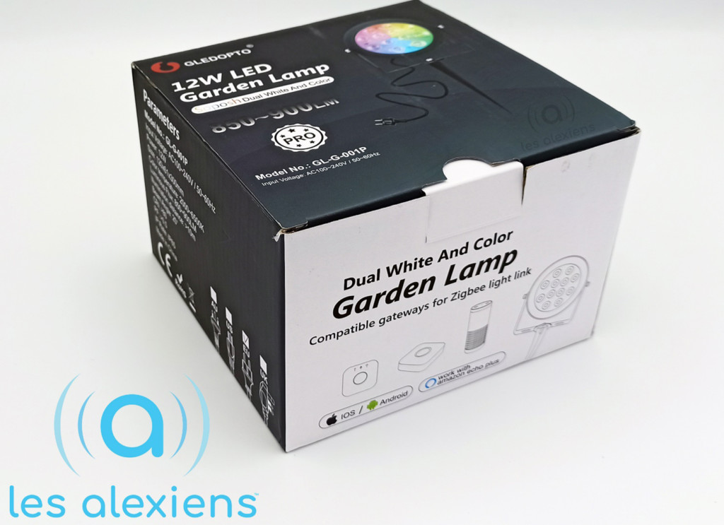 L'emballage de la lampe d'extérieur GLEDOPTO